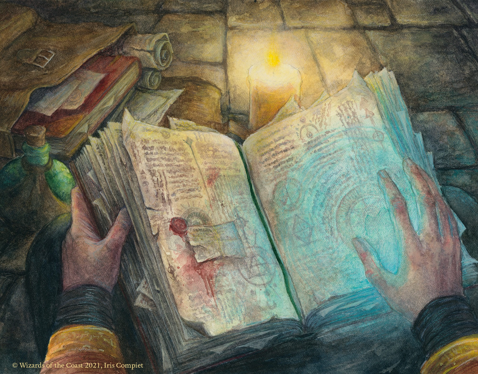 Wizards-Spellbook-Adventures-in-the-Forgotten-Realms-MtG-Art